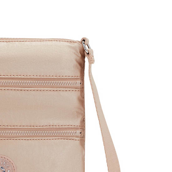 Kipling Keiko Metallic Crossbody Mini Táska Arany | HU 1335GS